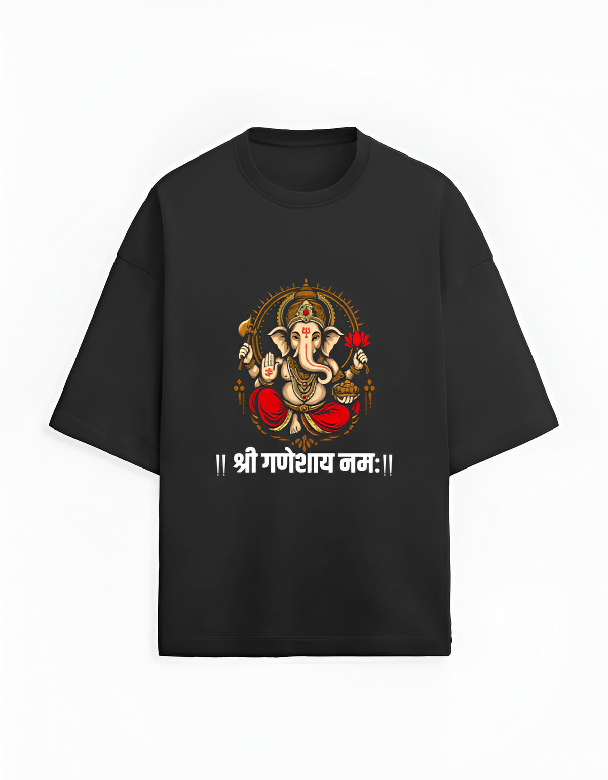 Ganeshaya Namah Unisex Oversized Tee