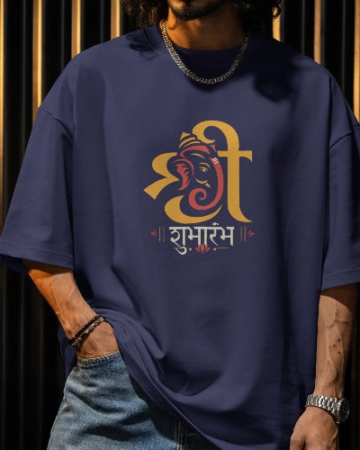 Shubharambh Unisex Oversized Tee